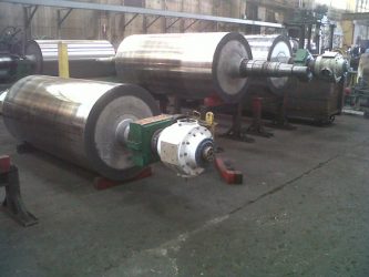 Rolls staged for processing